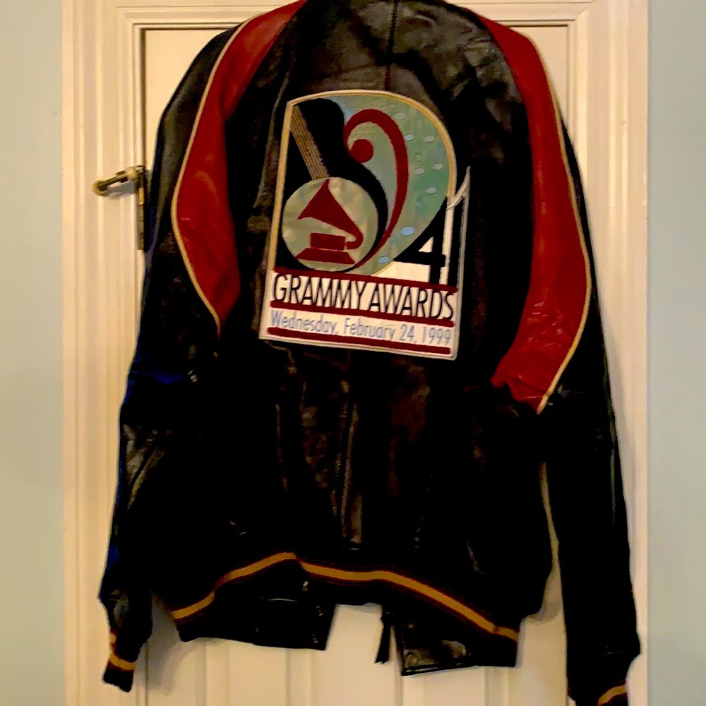 Leather bomber jacket from the 1999 Grammy Awards Show